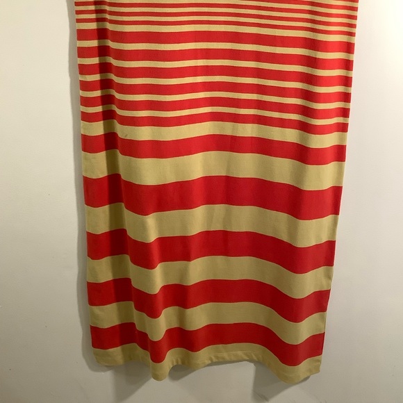 Marni X Uniqlo Striped Short Sleeve Midi Dress - Picture 4 of 7